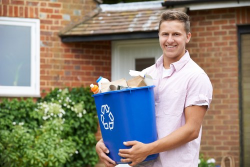 Eco-friendly disposal and recycling during home clearance